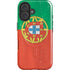 Portugal Flag Distressed iPhone 16 Magsafe Impact Case